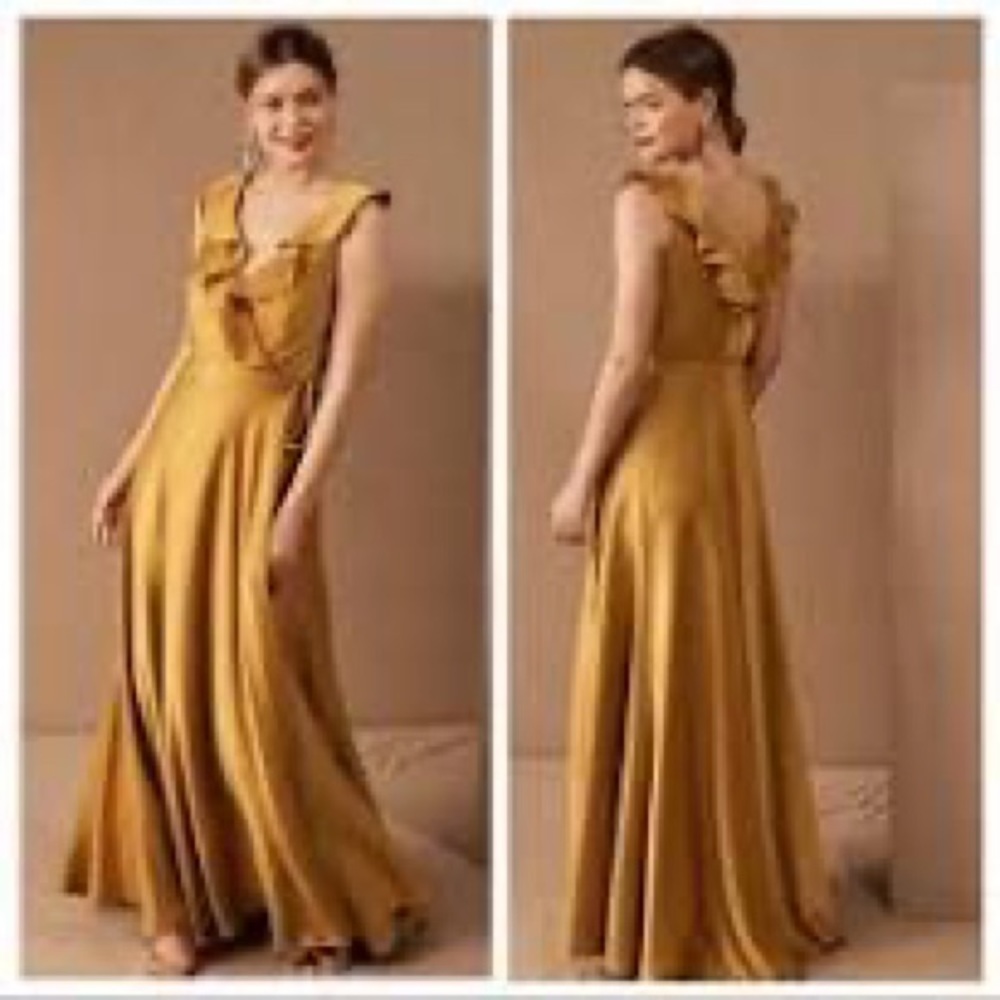 BHLDN Tansy dress marigold 0